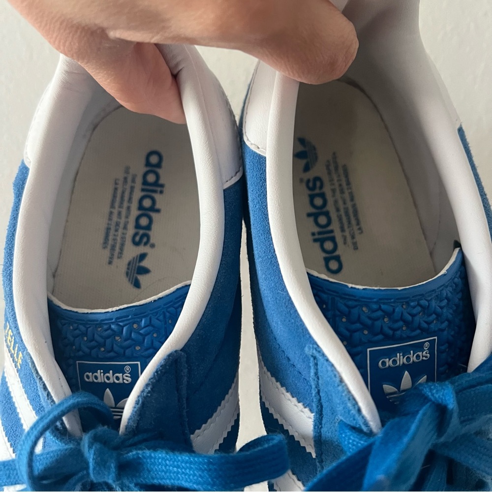 ADIDAS | Men’s Blue Indoor Gazelle Sneakers | 11 - Picture 6 of 7